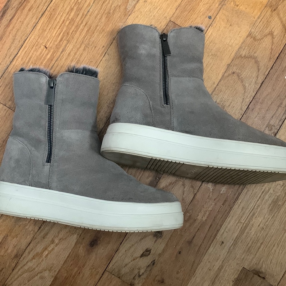 J Slides Booties - Grey - Size 7.5 - image 1